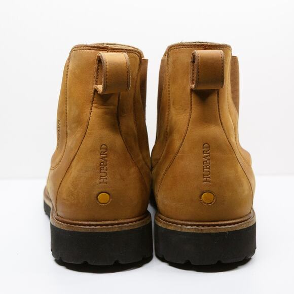 SAMUEL HUBBARD 24 Seven Nubuck Leather Chelsea Boots Vibram Sole Tan Mens 11.5 - Picture 4 of 9